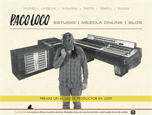 Tablet Screenshot of pacoloco.net